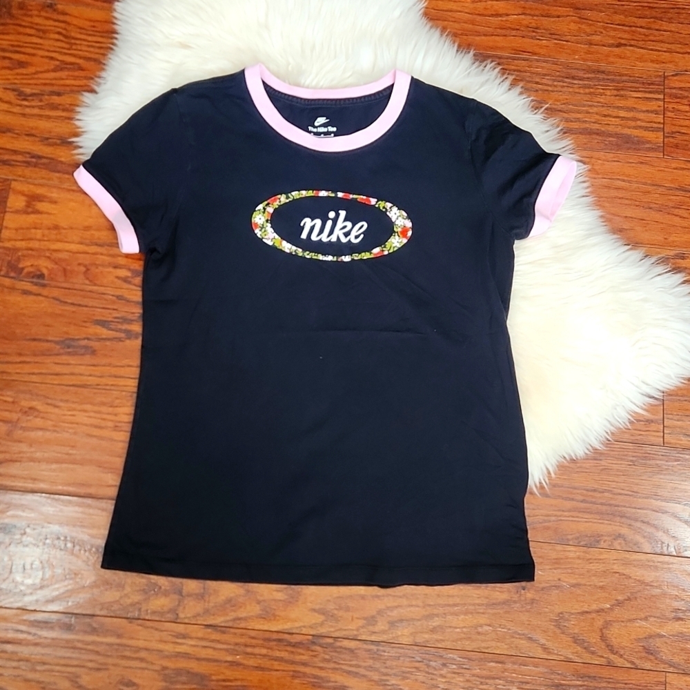 Nike Black Ringer Fitted Tshirt